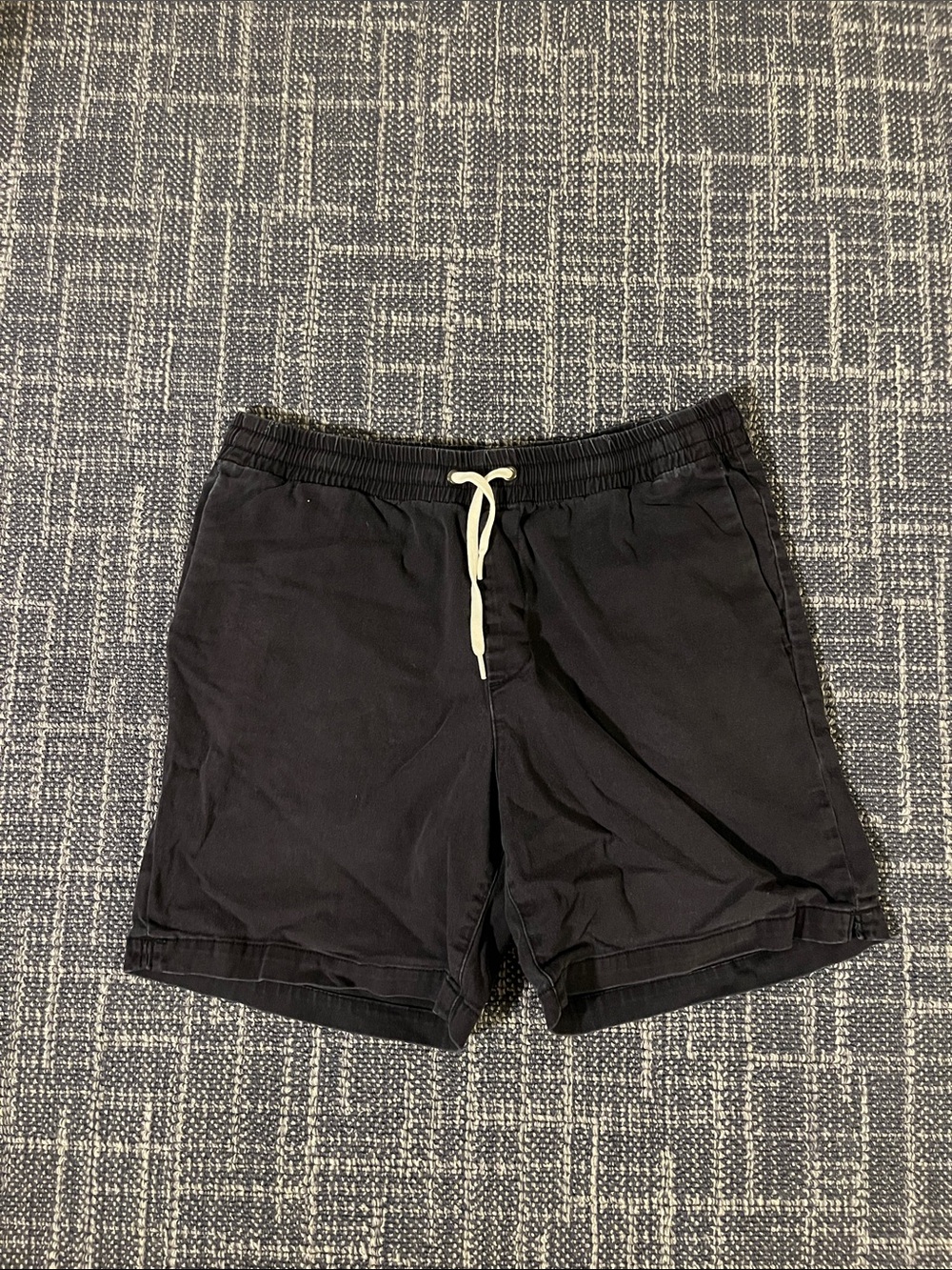 PacSun Black Elastic Waist Drawstring Shorts